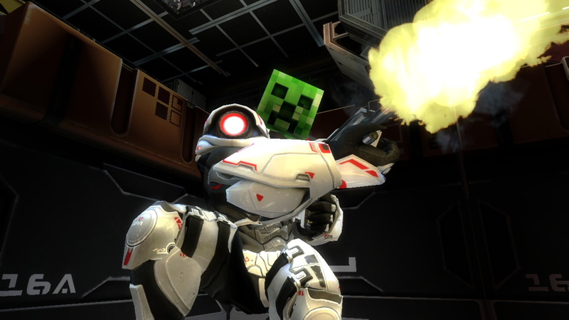 Illustration for article titled The Closest Thing We'll Get To A Minecraft Creeper Space Marine